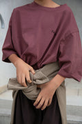 BATO WIDE SS TEE - WINE