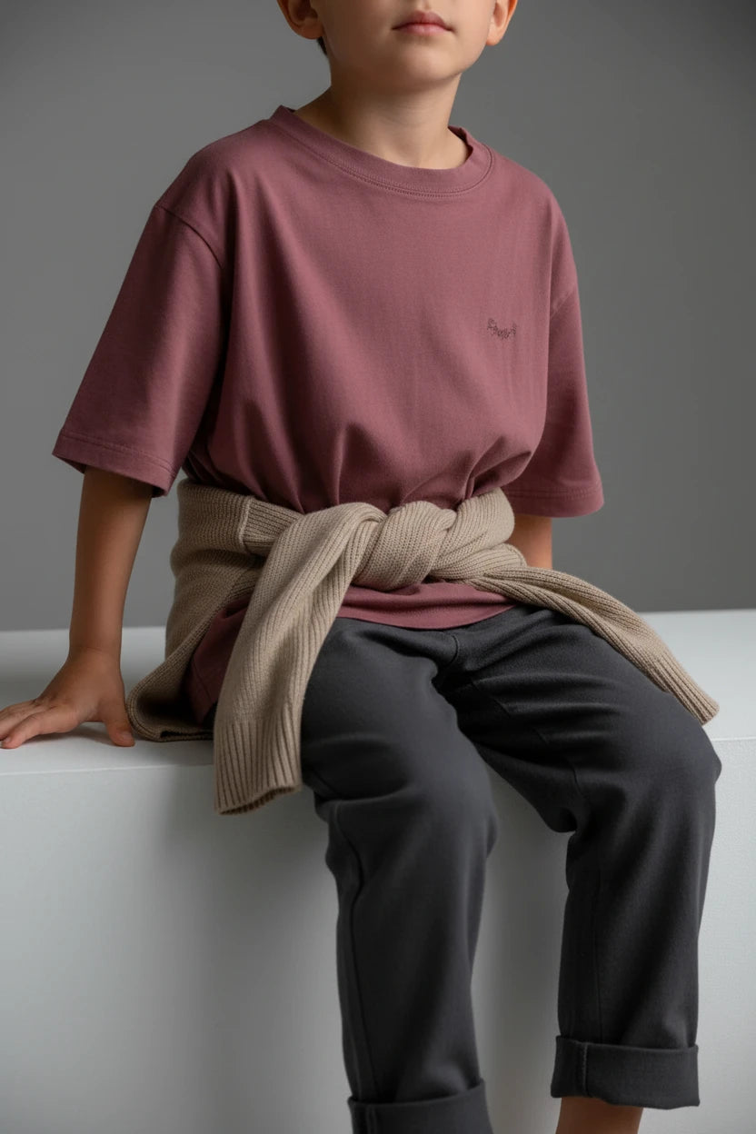 BATO WIDE SS TEE - WINE