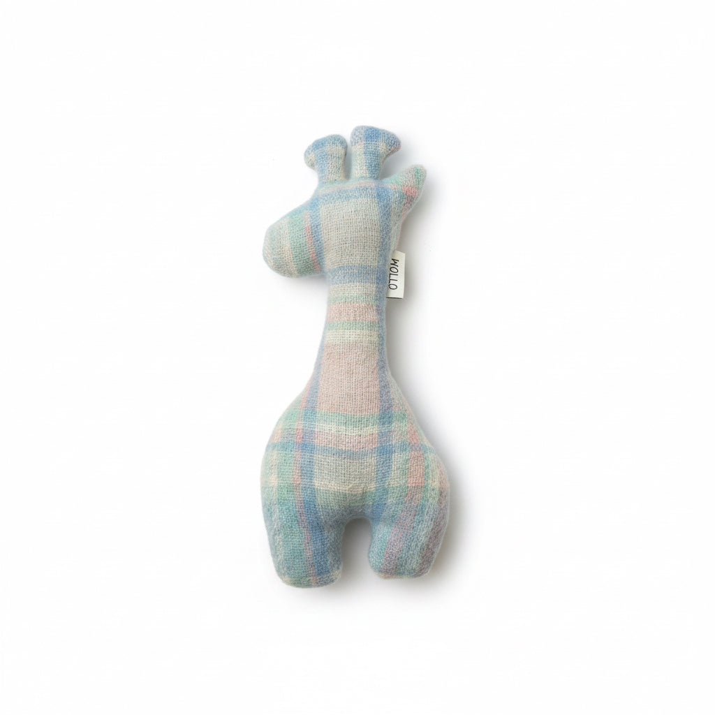 Wollo Giraffe small blue-pink