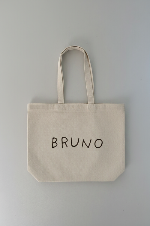 bruno canvas bag closeup