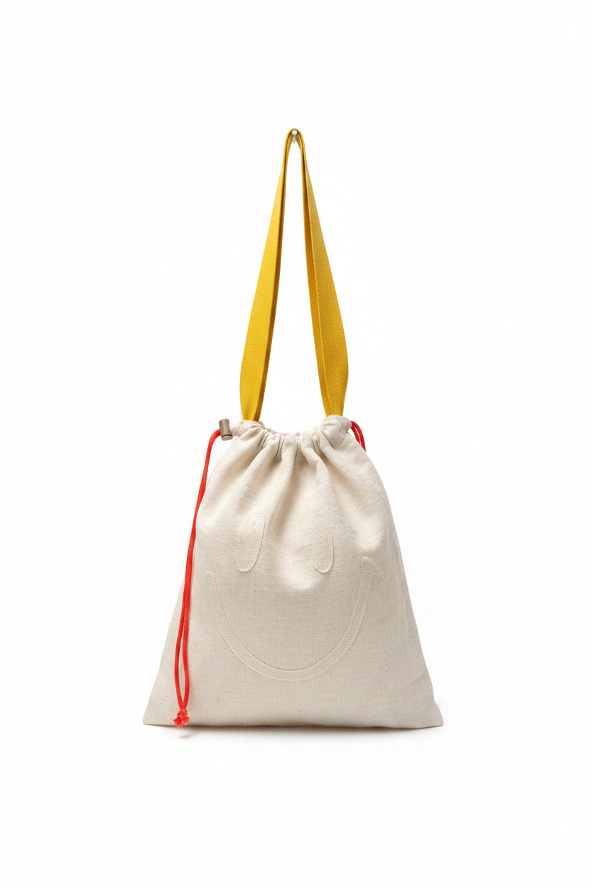 Atelier Brun | Smiley Linnen tas- geel