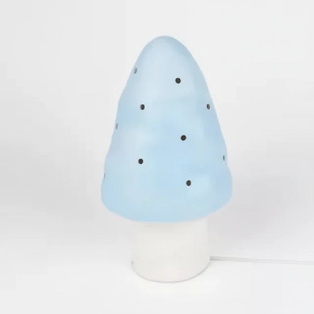 Small Mushroom Night Lamp Blue