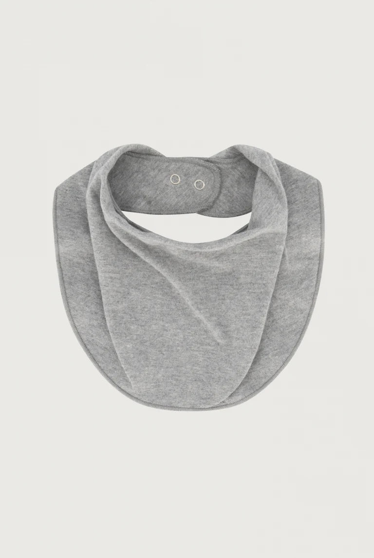 Gray bib on a light gray background