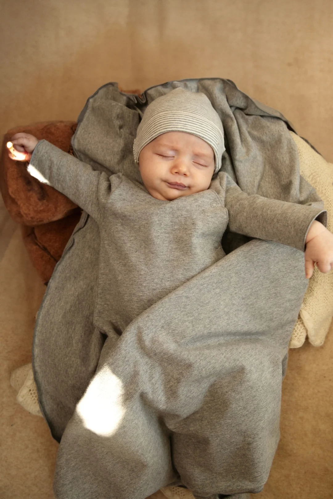 Gray Label Baby Beanie GOTS