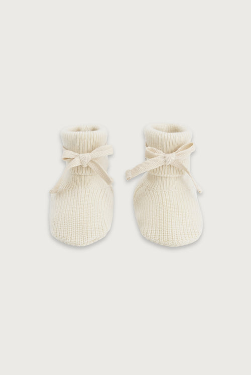 Baby knitted booties