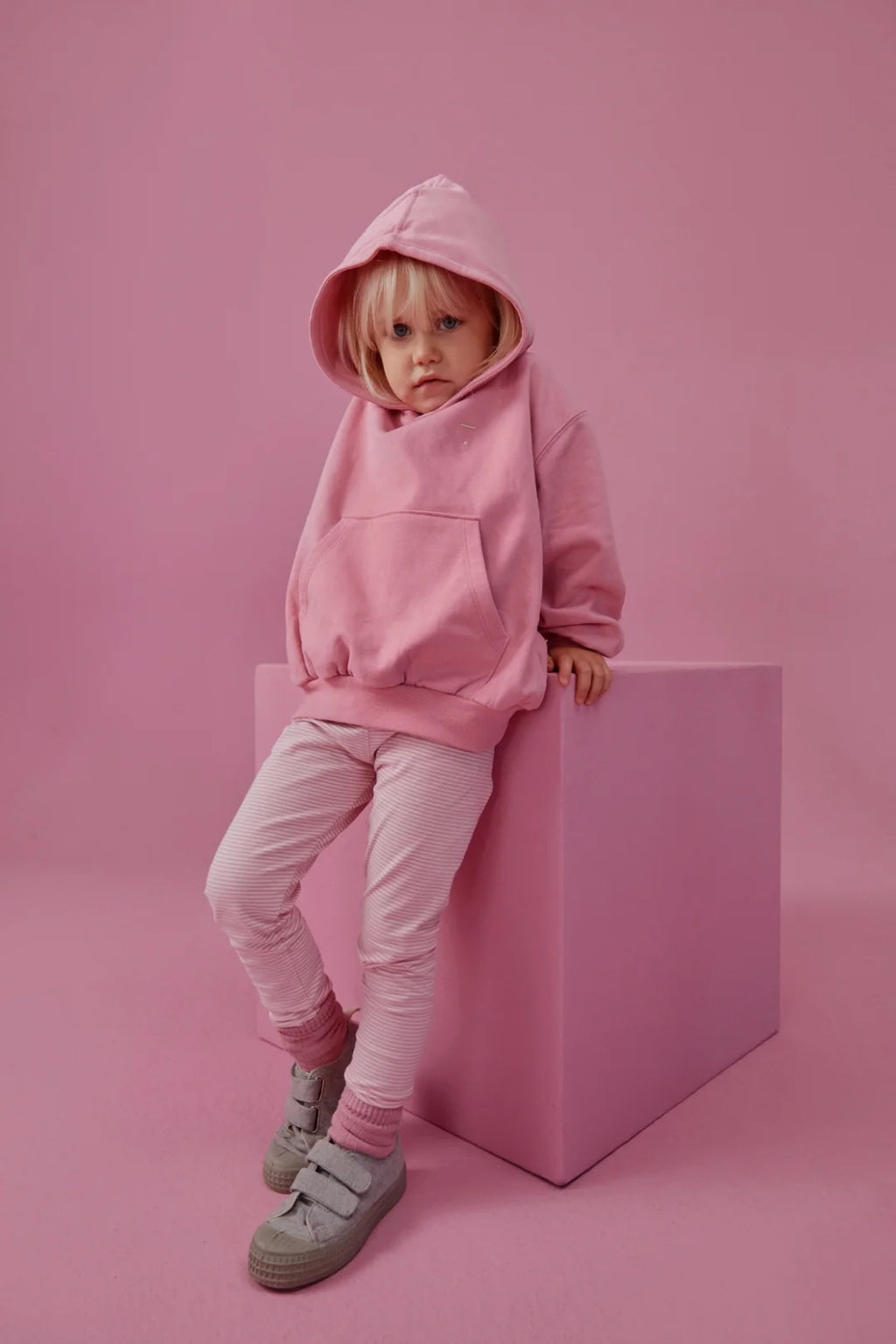 little girl with bubblegum