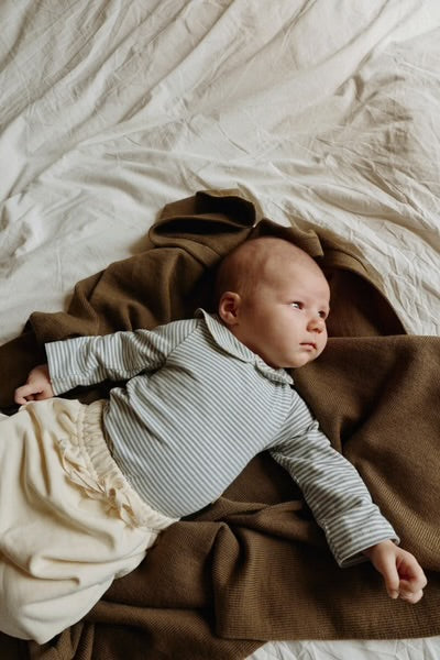 Woody blanket with baby 