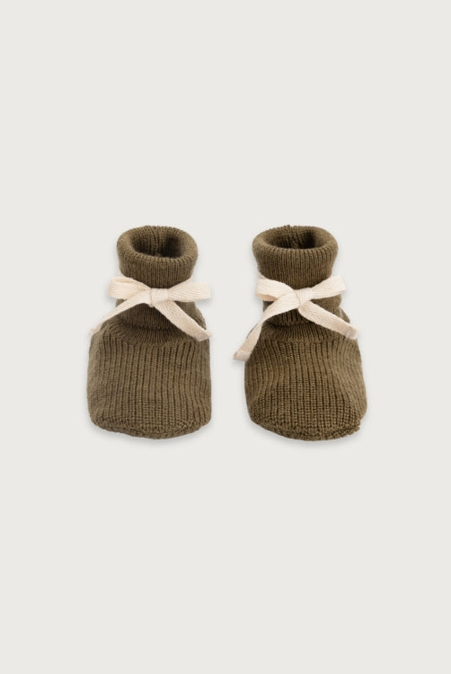 Baby knitted Booties Woody