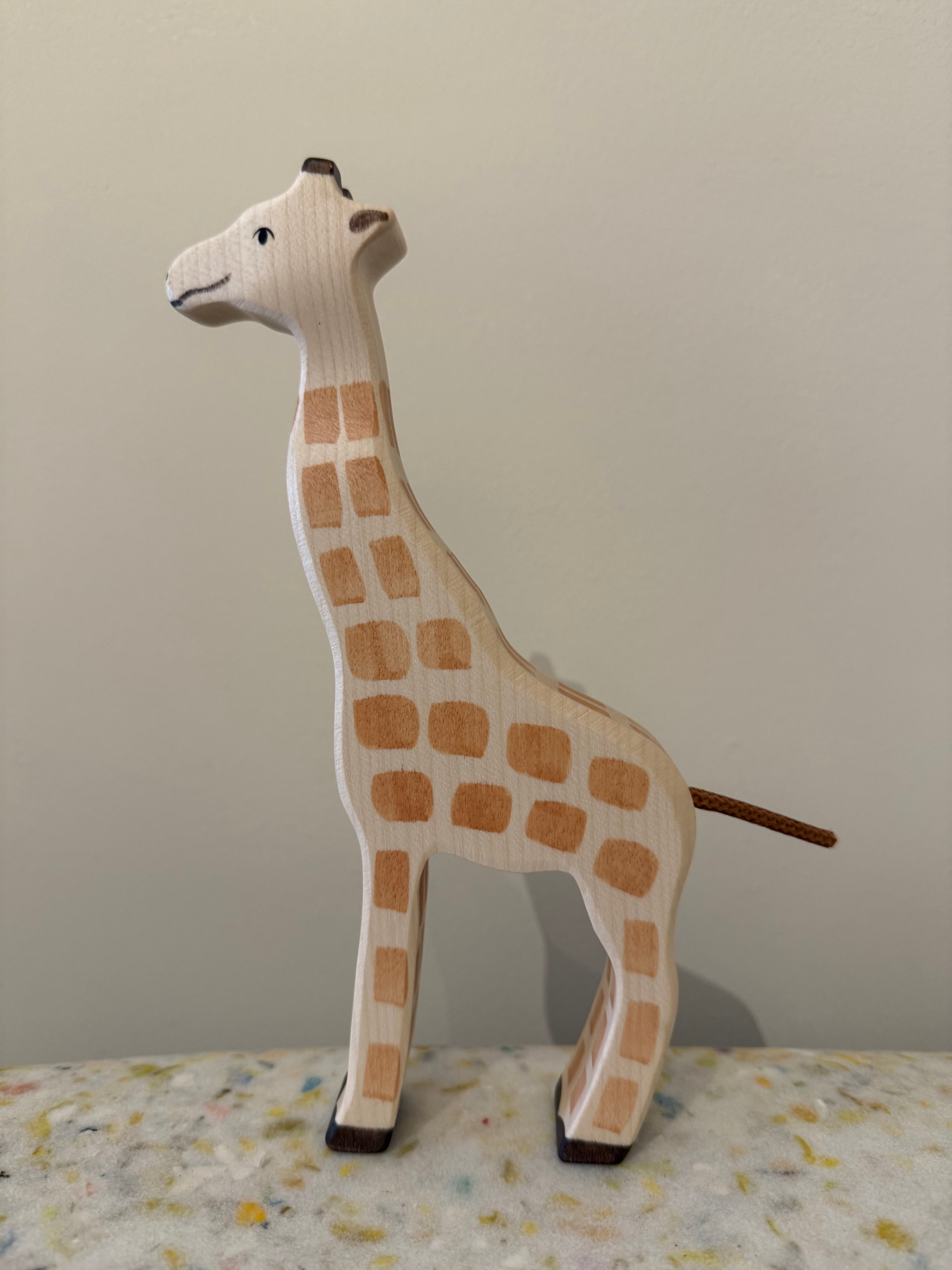 Holztiger Giraffe