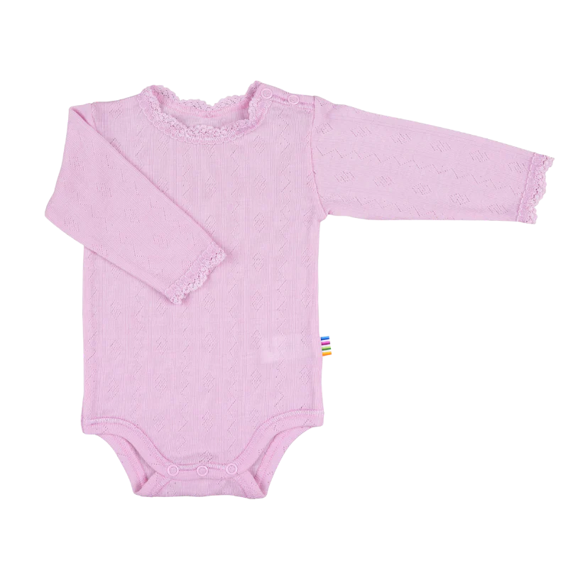 Joha Romper Wol/Zijde Crème Pointelle