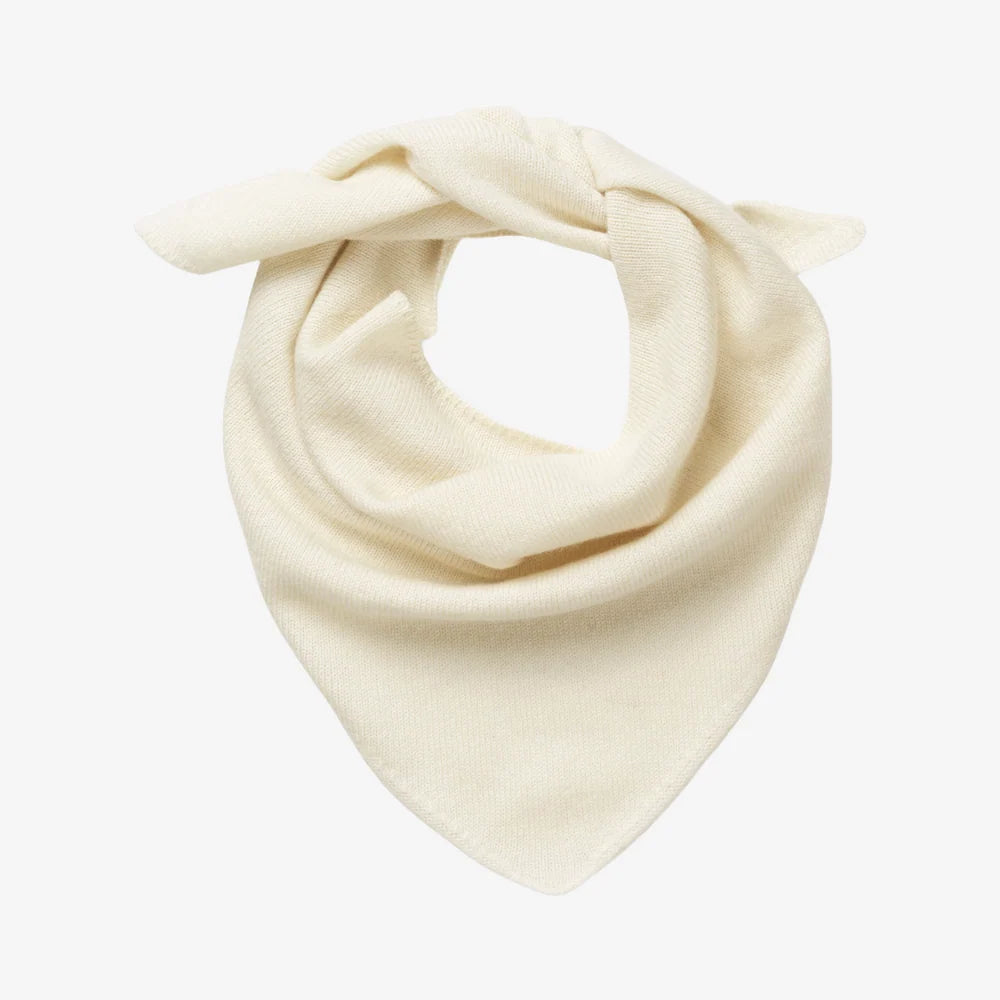 Cashmere Triangle Scarf Cream