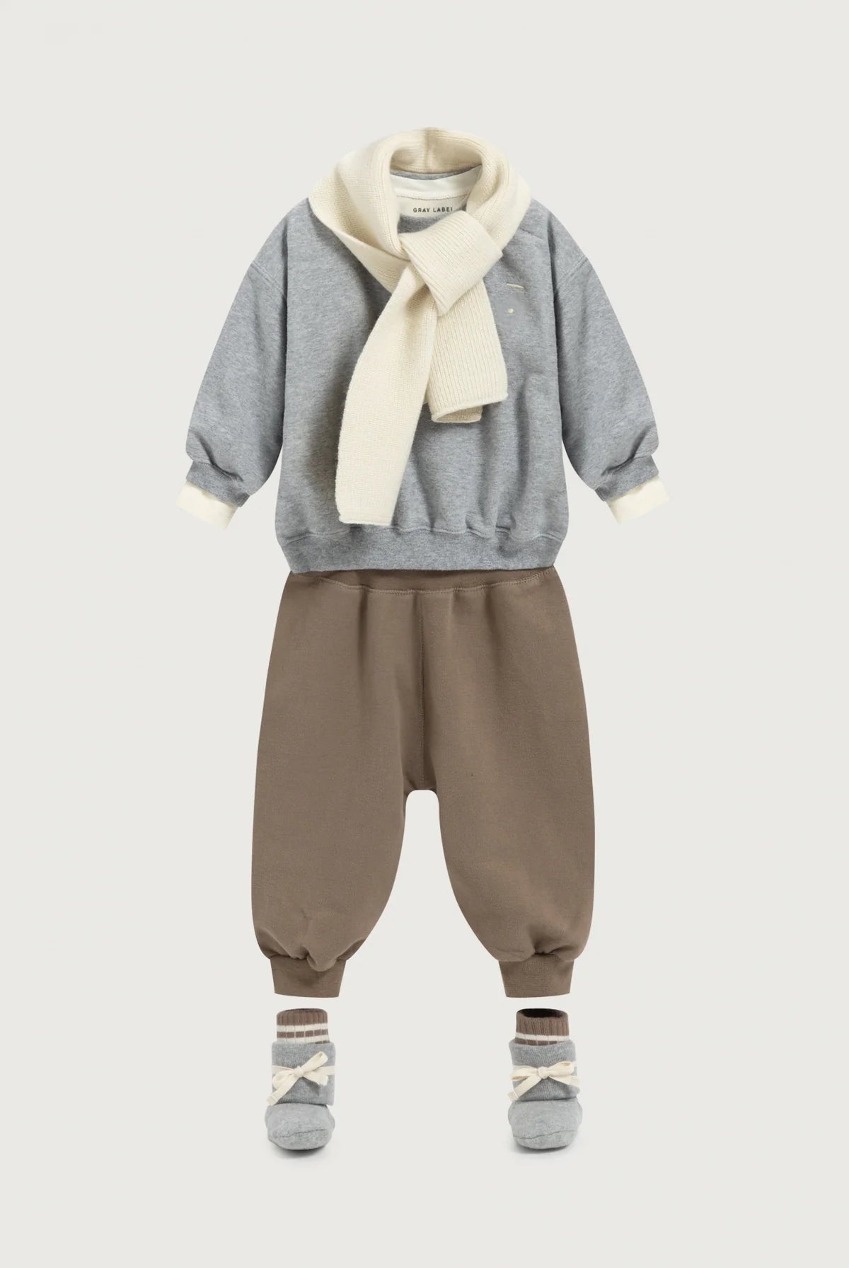 Gray Label Baby Trui met Verlaagde Schouders Gots
