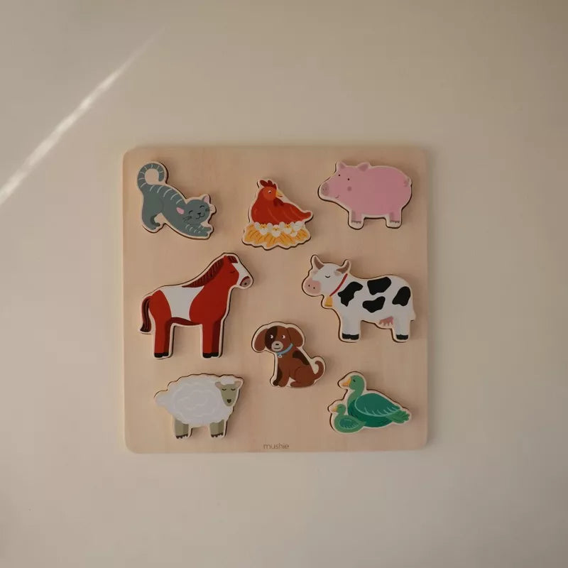 Wooden Puzzle Farm