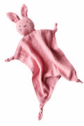Muslin cuddly toy Bunny - Old Pink