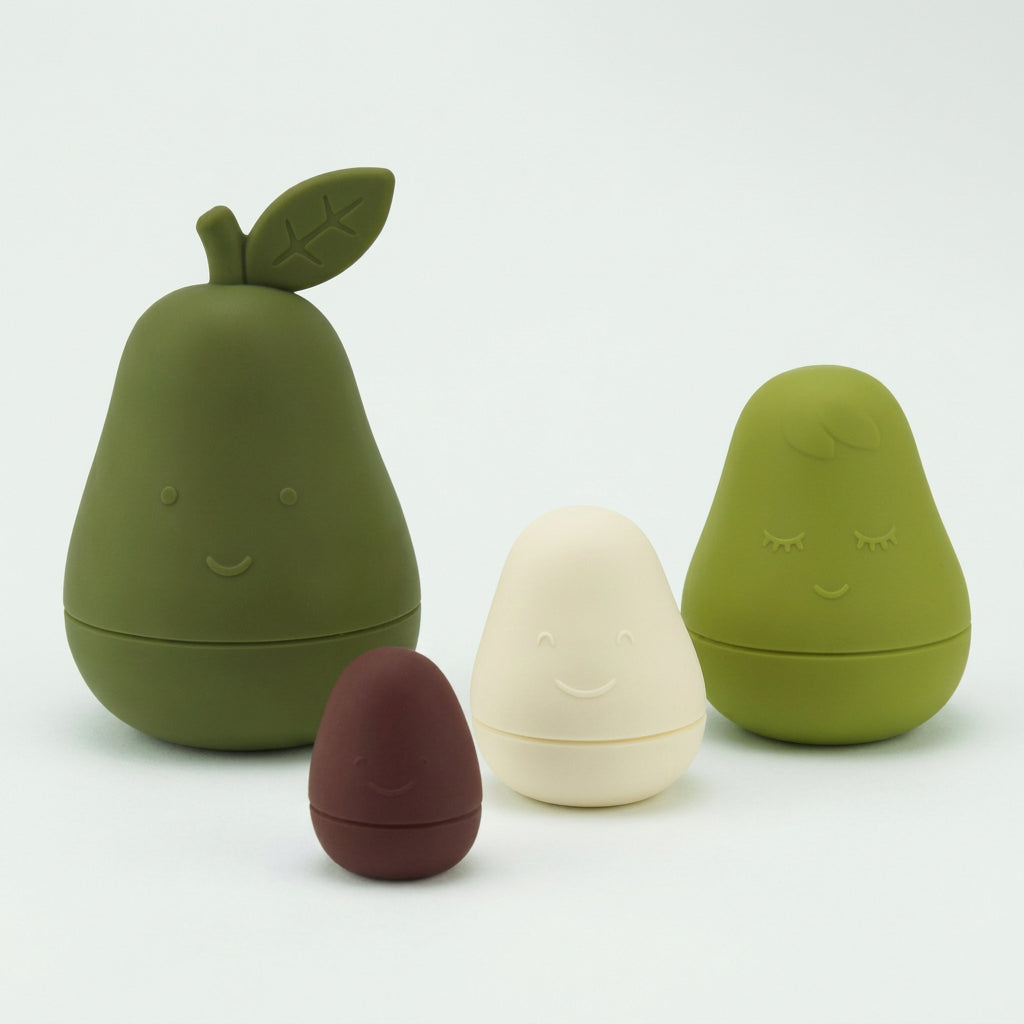 Silicone Avocado Nesting & Stacking Toy