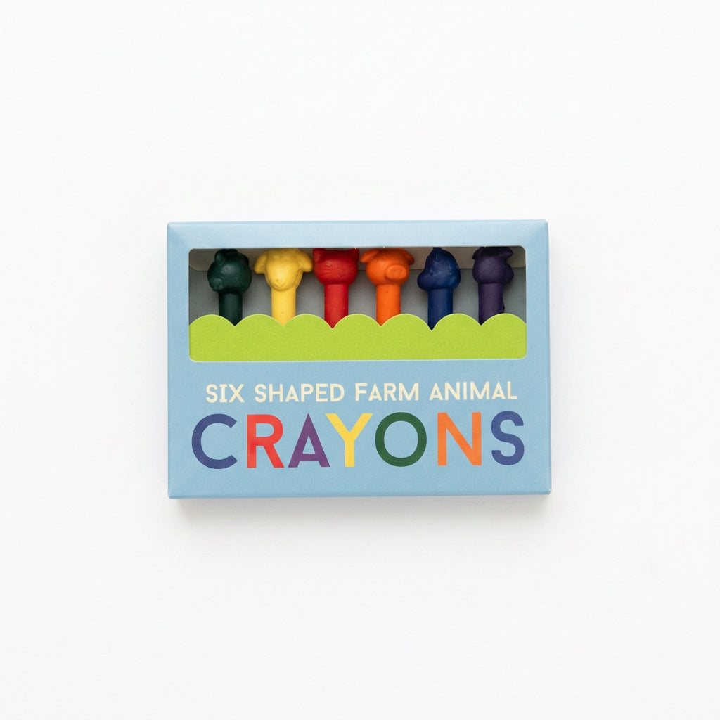 Two pictures with crayons 
