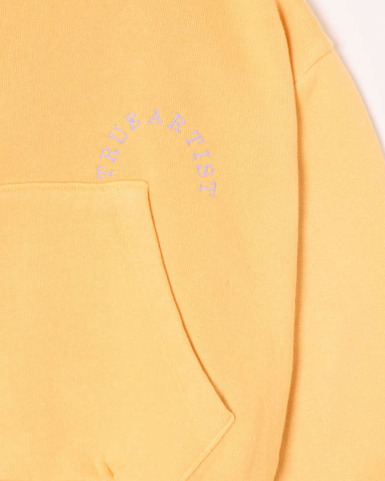True_Artist_yellow_hoodie_details