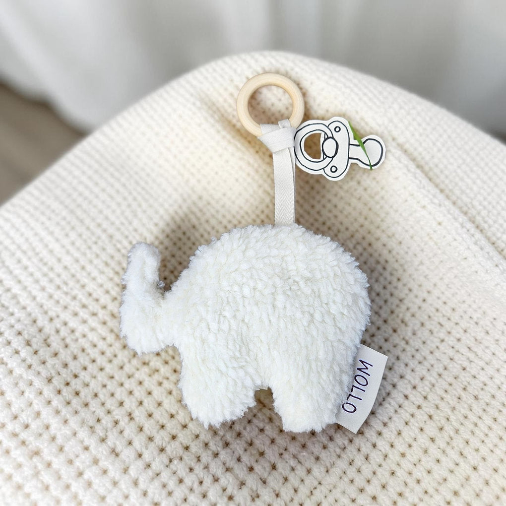 Wollo Elephant Pacifier holder