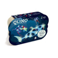 Clixo MD Expedition Ocean Creature 24-piece toy set in its original packaging, featuring a dark blue and black design with colorful illustrations of sea creatures.