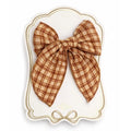 closeup bow block print