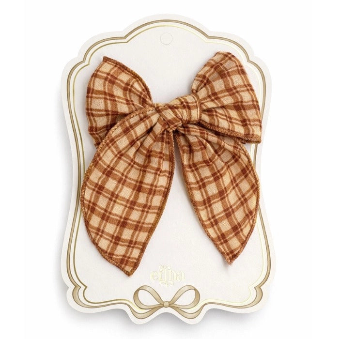 closeup bow block print