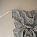 close-up swaddle blue flowers
